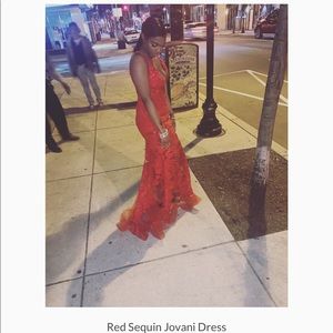 Red Jovani Dress